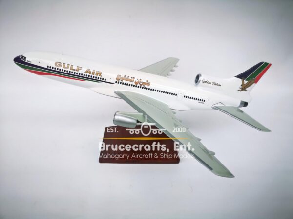 Model of Lockheed L-1011 TriStar-200 Gulf Air with detailed craftsmanship.